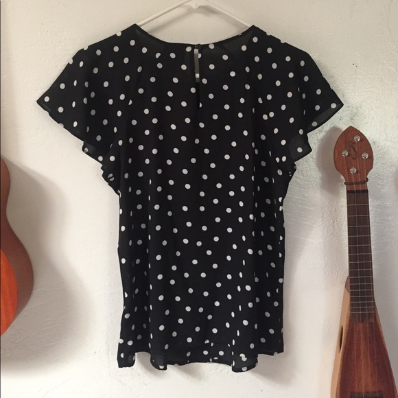 Polka Dots Shirt, Worthington, Petite Small - Picture 2 of 5